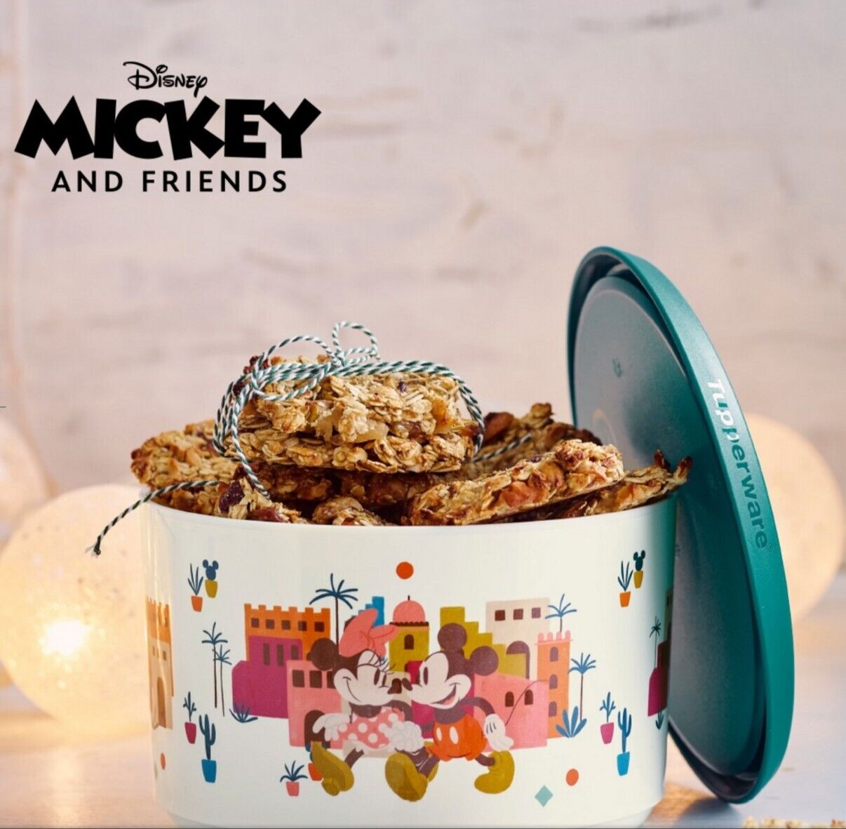 One Touch rund 1,4 Liter | Disney Mickey & Minnie Behälter