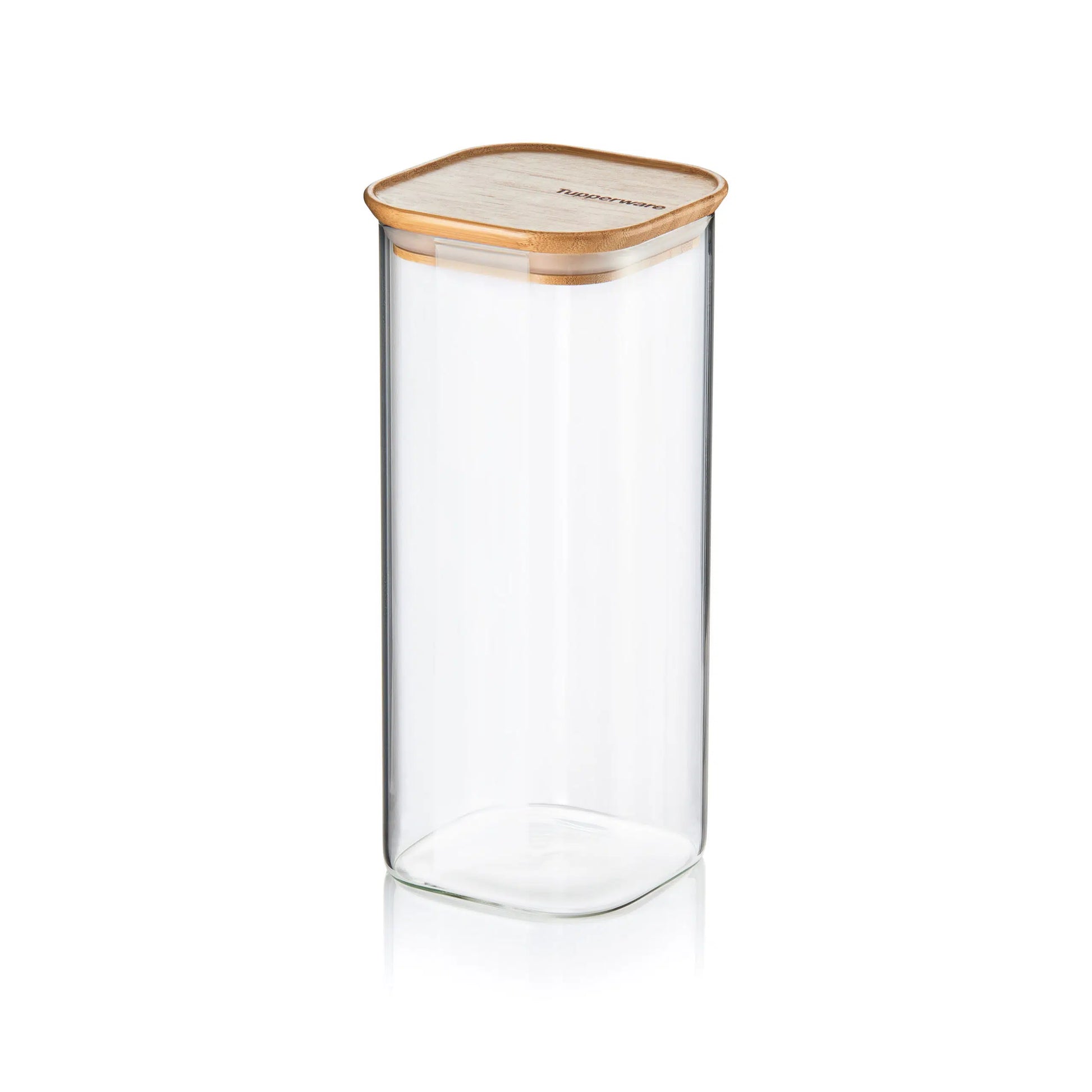 Bamboo Clear Storage Trio von der Marke Tupperware / Behälter in 500ml, 1,1 Liter und 1,9 Liter / Vorratsglas / Vorratsbehälter / Meal Prep / Behälter mit Bambus Deckel / Aufbewahrungsbehälter / Hier direkt online kaufen 