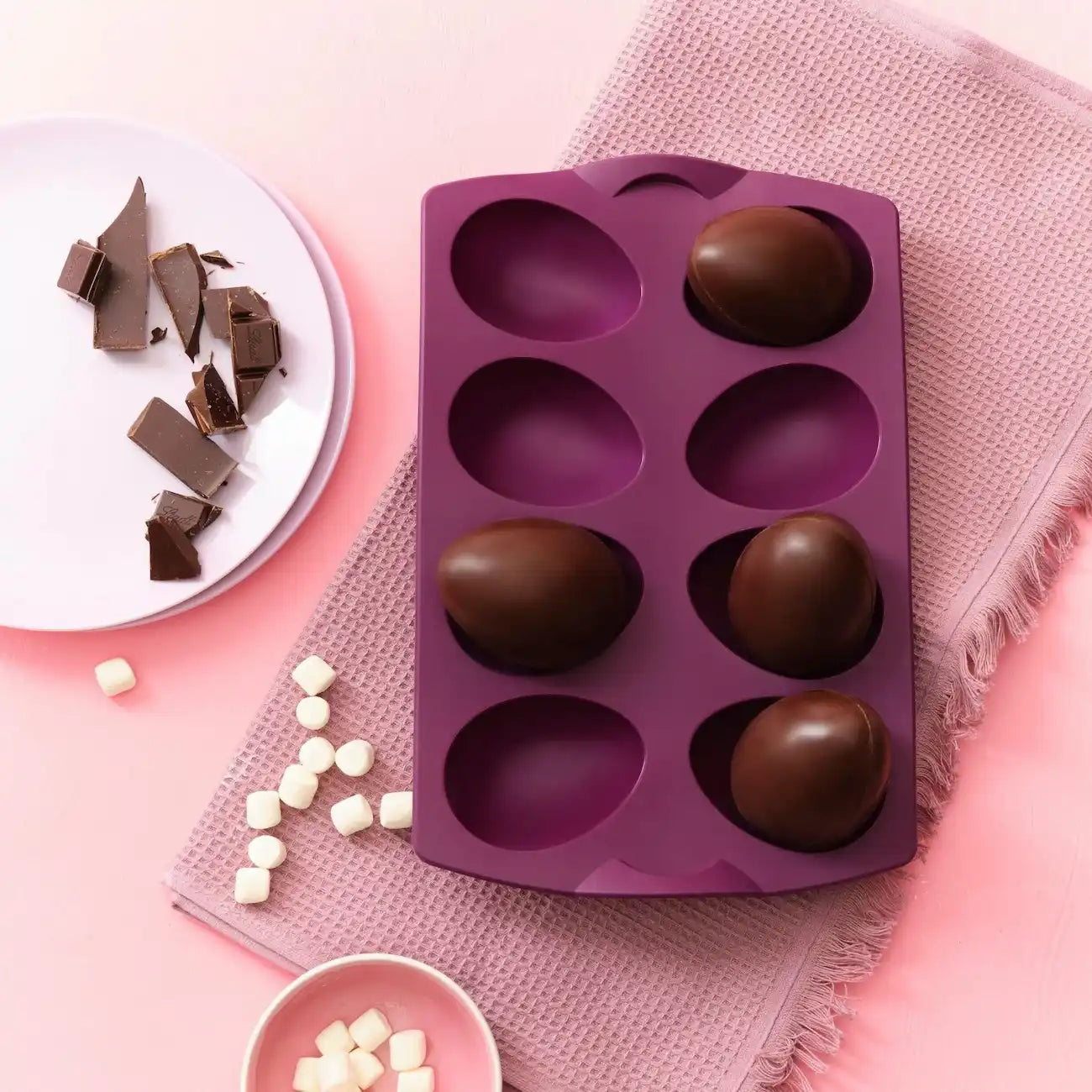 Silikonform Eierlei von der Marke Tupperware / Silikonform / in der Farbe Lila / EasyPlus Serie / Backform / für dem Backofen / Hier direkt online kaufen 
