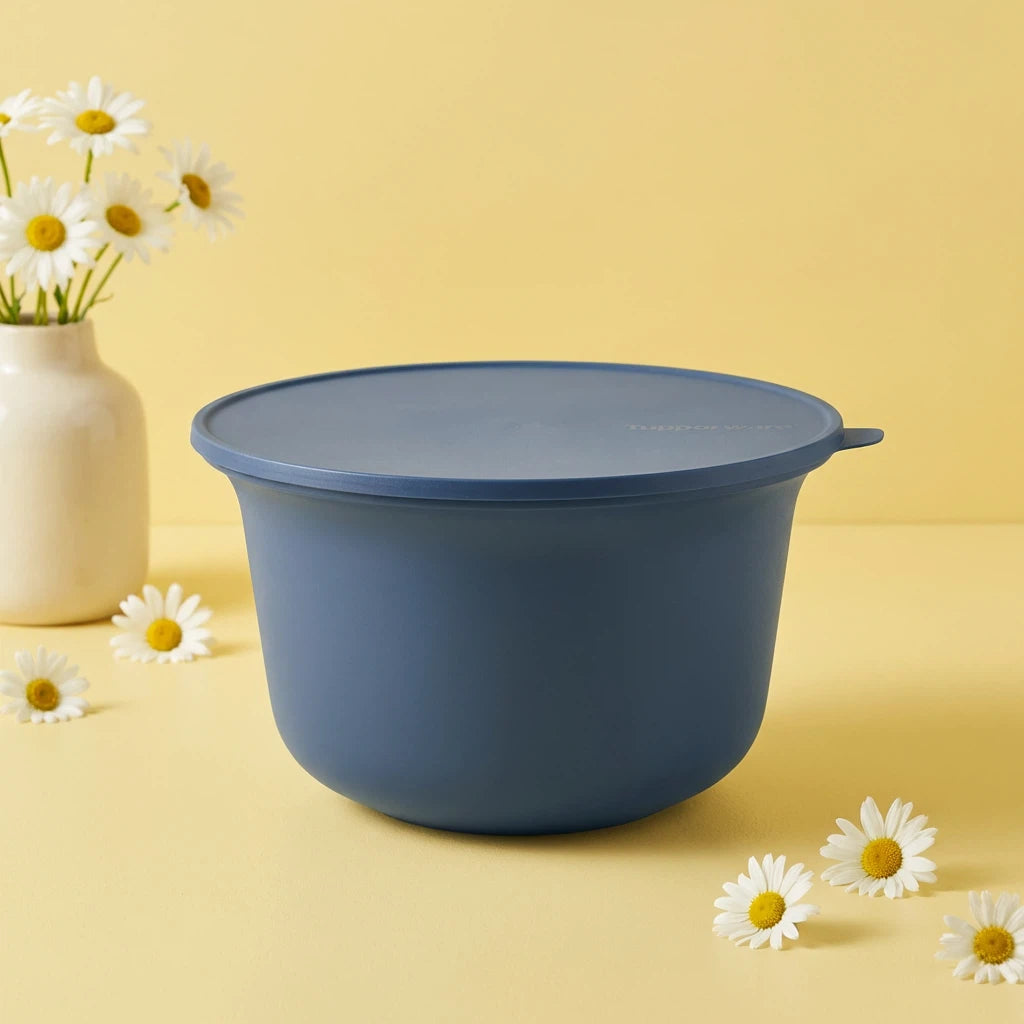 Aloha 12 Liter Schüssel von der Marke Tupperware / in der Farbe Blau / Luftdichtschließend / Modular Stapelbar / Servierschüssel / Lebensmittelbehälter / Hier direkt online kaufen