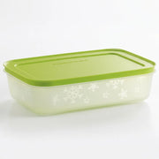 Gefrierbehälter 1 Liter flach Eis-Kristall von der Marke Tupperware / Behälter zum Einfrieren / Farbe grün / Ideal zum Portionieren / Reste sicher Einfrieren / Hier direkt online kaufen 