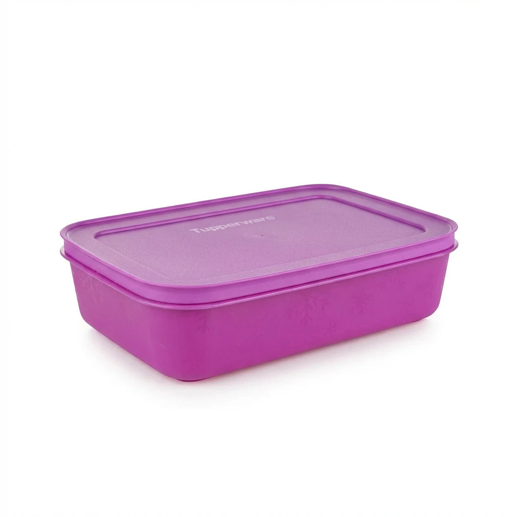 Eiskristall Gefrierbehälter 1 Liter G036 von der Marke Tupperware / Behälter in der Farbe Lila / Ideal zum Einfrieren und Aufbewahren / Flache dose / Hier direkt online kaufen