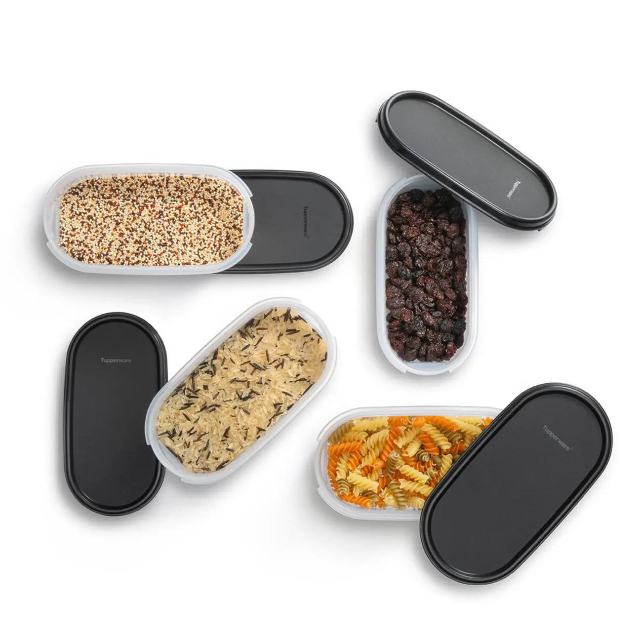 Modularer Eidgenosse 1,7 Liter Oval Vorratsbehälter von der Marke Tupperware / Lebensmittelbehälter / Ideal für Trockenvorräte /  Modular Stapelbar / Hier direkt online kaufen