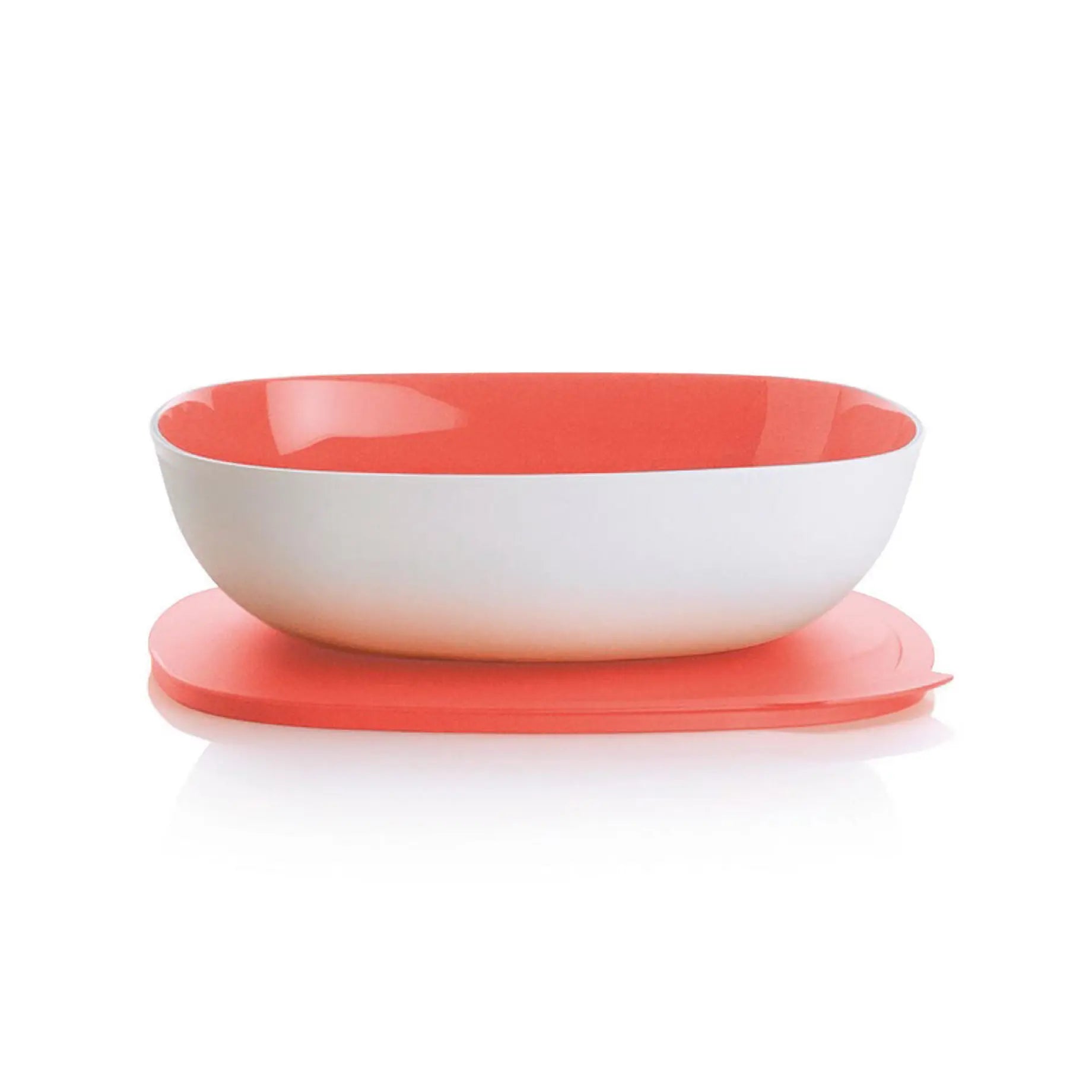 Allegra 2,5L von der Marke Tupperware / in der Farbe Lachs / Salatschüssel / Modular Stapelbar / Luftdicht schließend / Hier direkt online kaufen