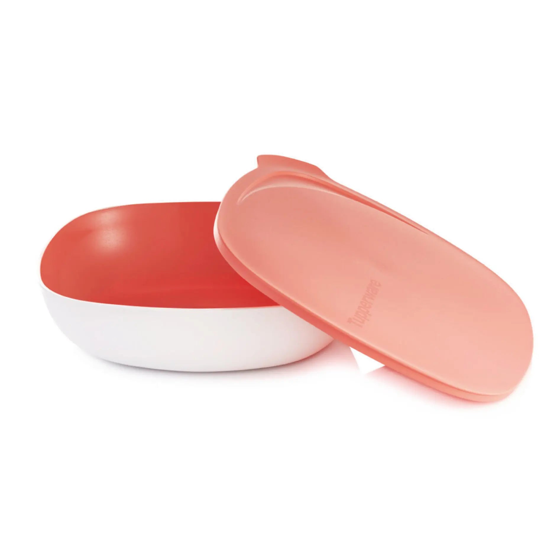 Allegra 2,5L von der Marke Tupperware / in der Farbe Lachs / Salatschüssel / Modular Stapelbar / Luftdicht schließend / Hier direkt online kaufen