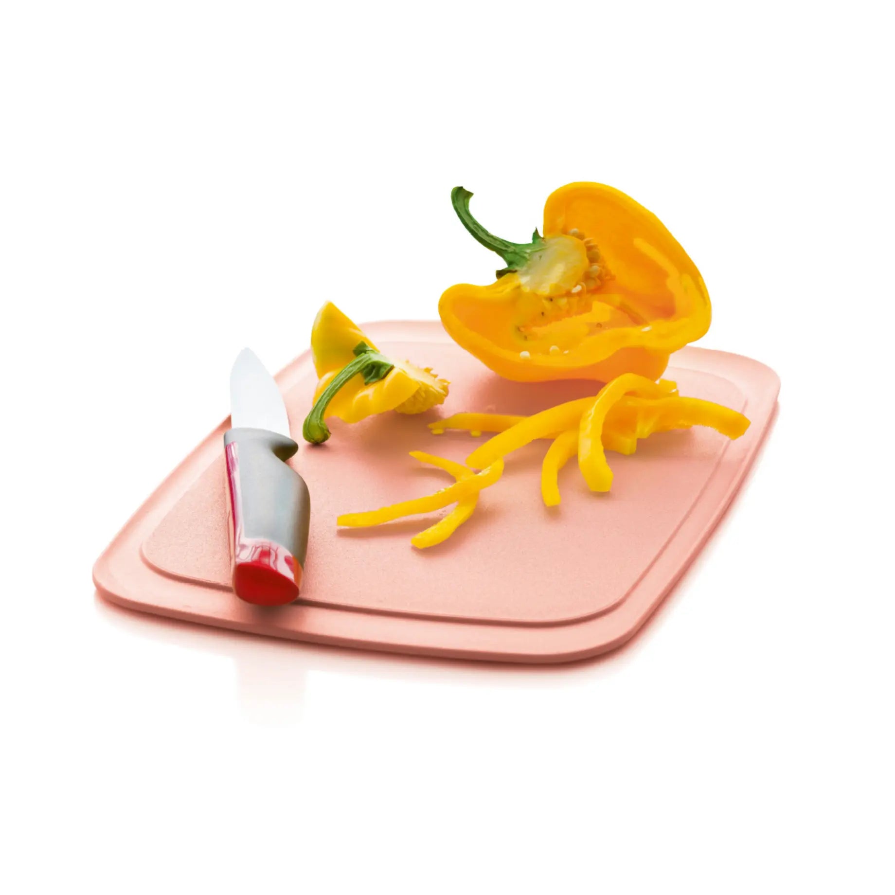 Schneidbrett Cool N Fresh von der Marke Tupperware in der Farbe Rosa / kleines Schneidbrett / zum Schneiden von Fleisch und Obst / Hier direkt online kaufen
