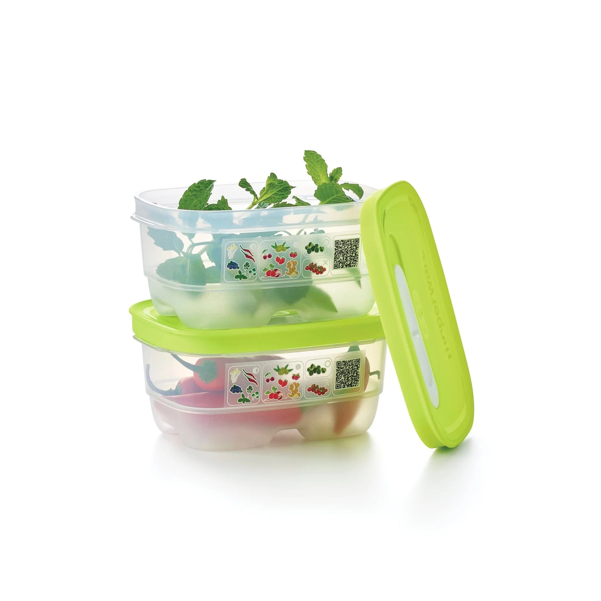 KlimaOase 375ml Frischhaltebox von der Marke Tupperware / Nachhaltig und Effizient / Verlängert die Haltbarkeit von Obst und Gemüse / Stapelbar / Einzigartiges System zur Regulierung von Luftmenge und Feuchtigkeit / mit integriertem Frischegitter gegen überschüssige Feuchtigkeit / Hier direkt online kaufen 