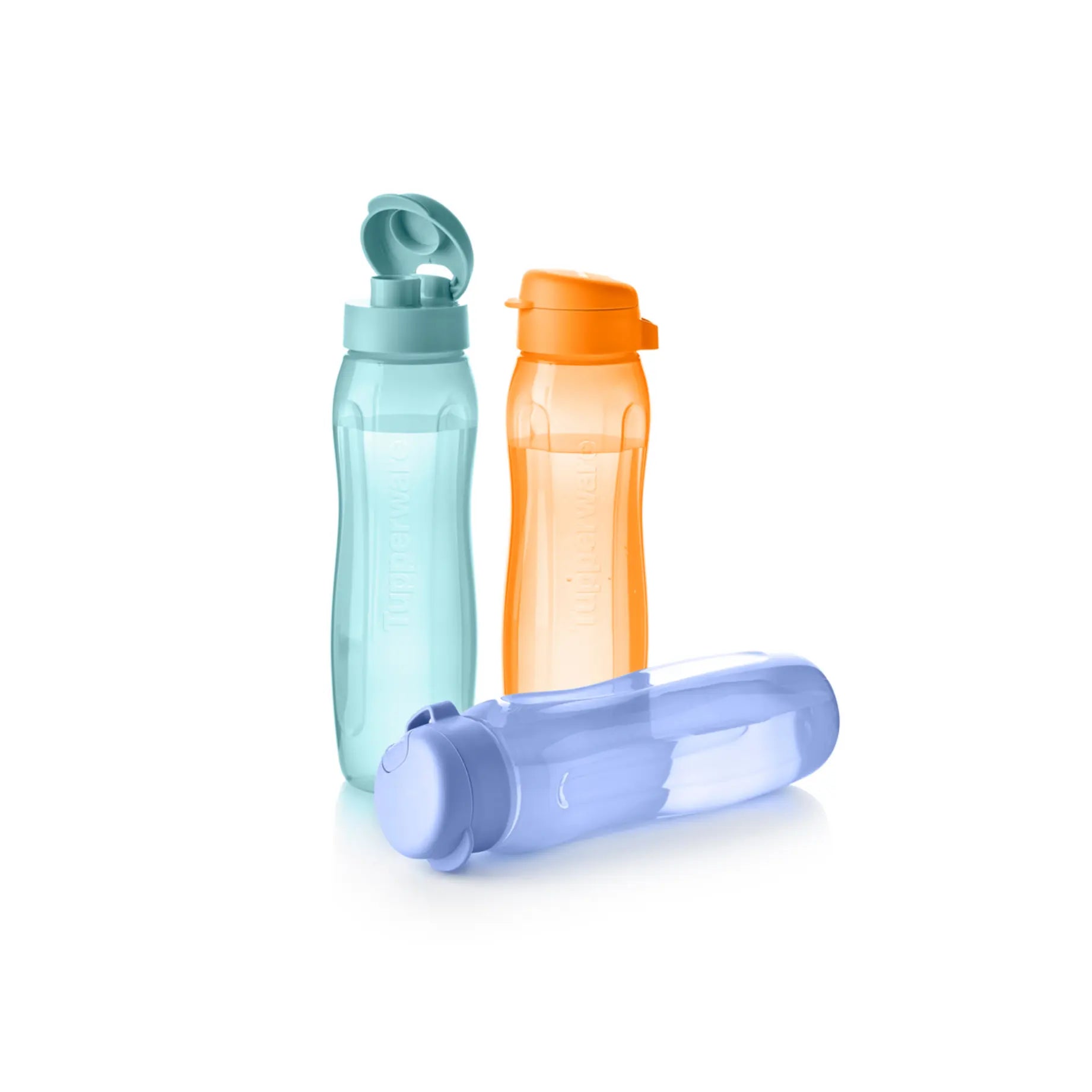 EcoEasy Slim 750ml Trinkflasche in Orange von der Marke Tupperware / Ideal für Unterwegs / einfaches Befüllen / Hier direkt online kaufen