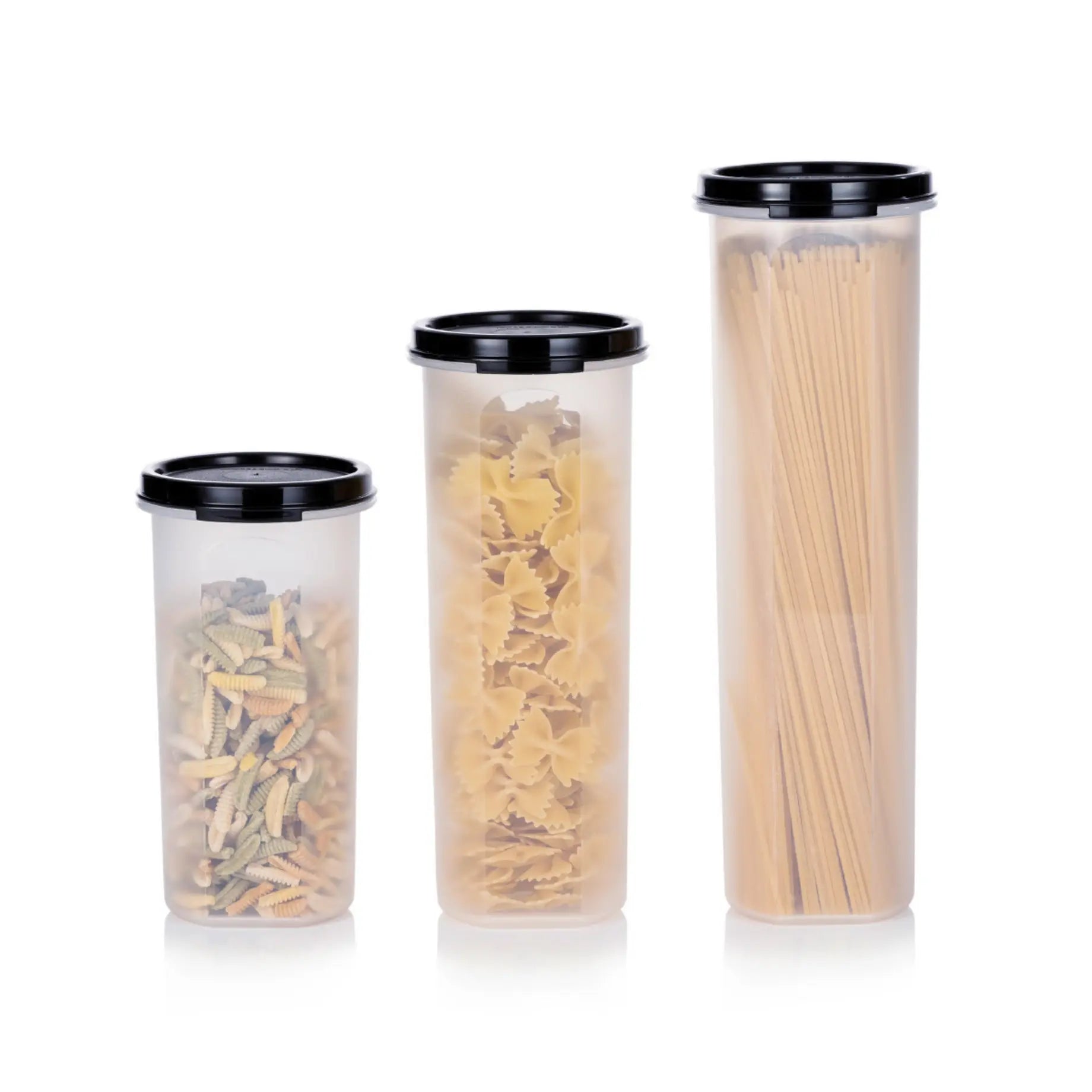 Eidgenosse Rund 650ml von der Marke Tupperware / Deckelfarbe Schwarz / mit Transparenten Sichtfenster für mehr Übersicht / runde Form für platzsparende Aufbewahrung / modular Stapelbar / Vorratsdose / Lebensmittelaufbewahrung / Hier direkt online kaufen 