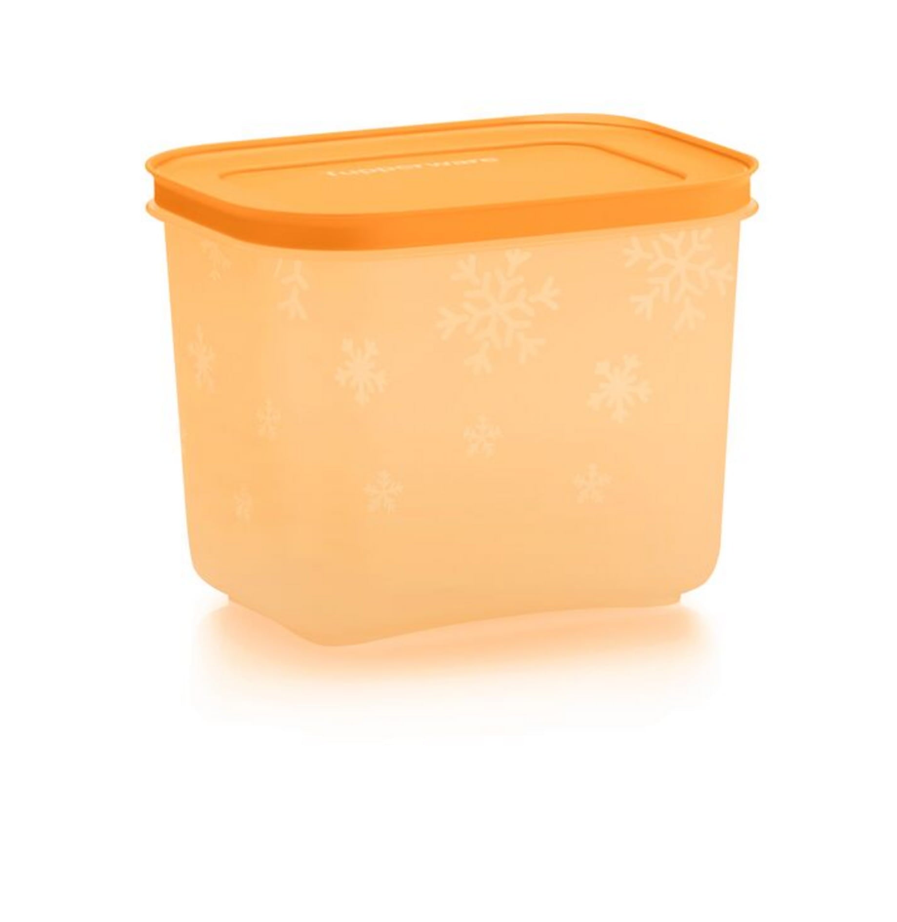 Gefrierbehälter 1,1 Liter hoch orange | 1 Stück | Eis-Kristall