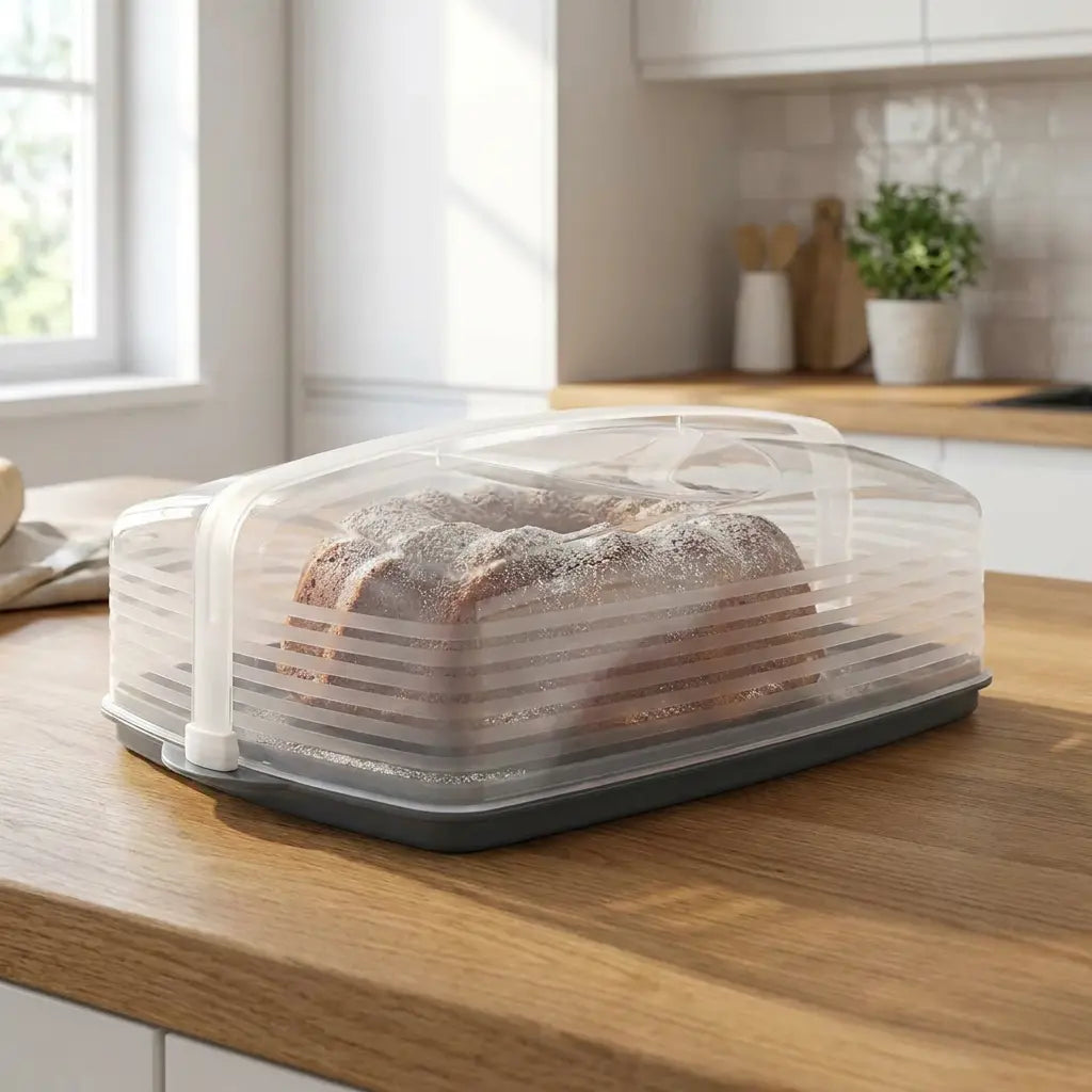 XL Kuchenbehälter Super-Bäcker von der Marke Tupperware / Kuchenbehälter zum Servieren und Transportieren / Transportbehälter für Gebäck / für Kuchen, Torten und Muffins / Hier direkt online kaufen