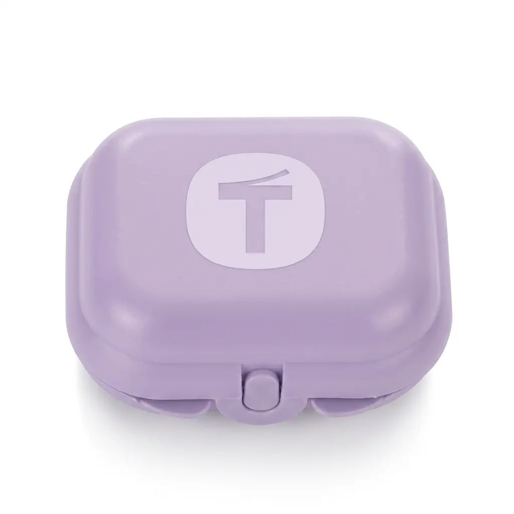 Oyster Mini Twin Box von der Marke Tupperware / in der Farbe Flieder mit BigT Design / Perfekt für Unterwegs / Ideal zum Transportieren von Kleinigkeiten / Umweltfreundlich / Handlich dank Abgerundeter Form / Hier direkt online kaufen 