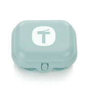 Oyster Mini Twin Box von der Marke Tupperware / in der Farbe Blau mit BigT Design / Ideal zum Aufbewahren von Kleinigkeiten / Passt in jede Tasche / handlich durch ihre abgerundete Form / leicht zu öffnen und zu schließen / hier direkt online kaufen 