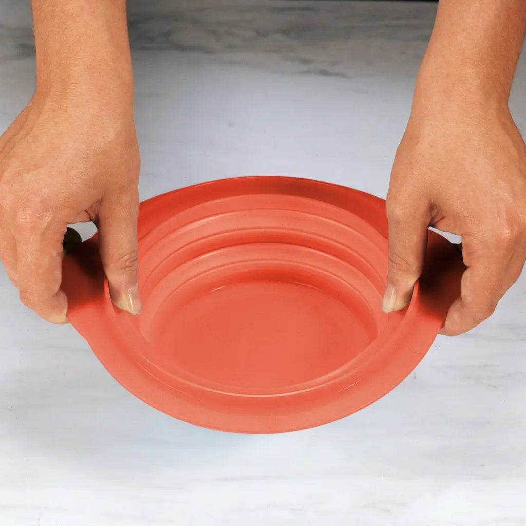 Mini Max 700ml von der Marke Tupperware / in der Farbe Rot / Tupperdose / Brotdose / Lunchbox / Ideal für Unterwegs / zusammen faltbar / Hier direkt online kaufen 