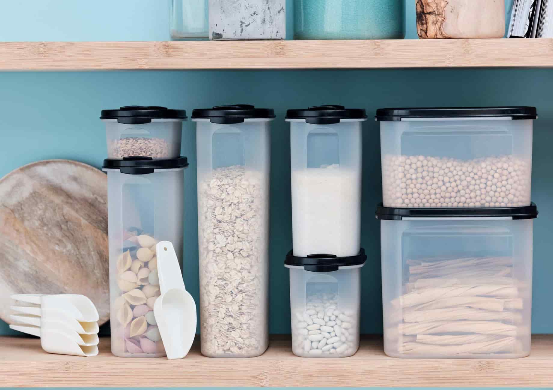 Nährmittel- Schippe von der Marke Tupperware / in der Farbe Weiß / Haushaltshelfer / Hier online kaufen