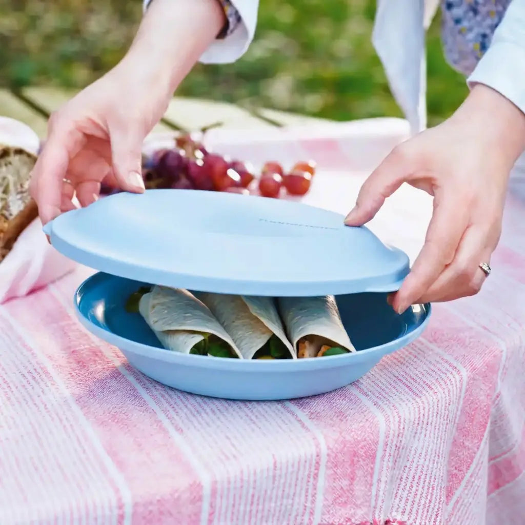 Aloha Servier-Doppel von der Marke Tupperware / Perfekt für Unterwegs / Servierschale mit Deckel / 2 L Behälter / Hier direkt online Kaufen