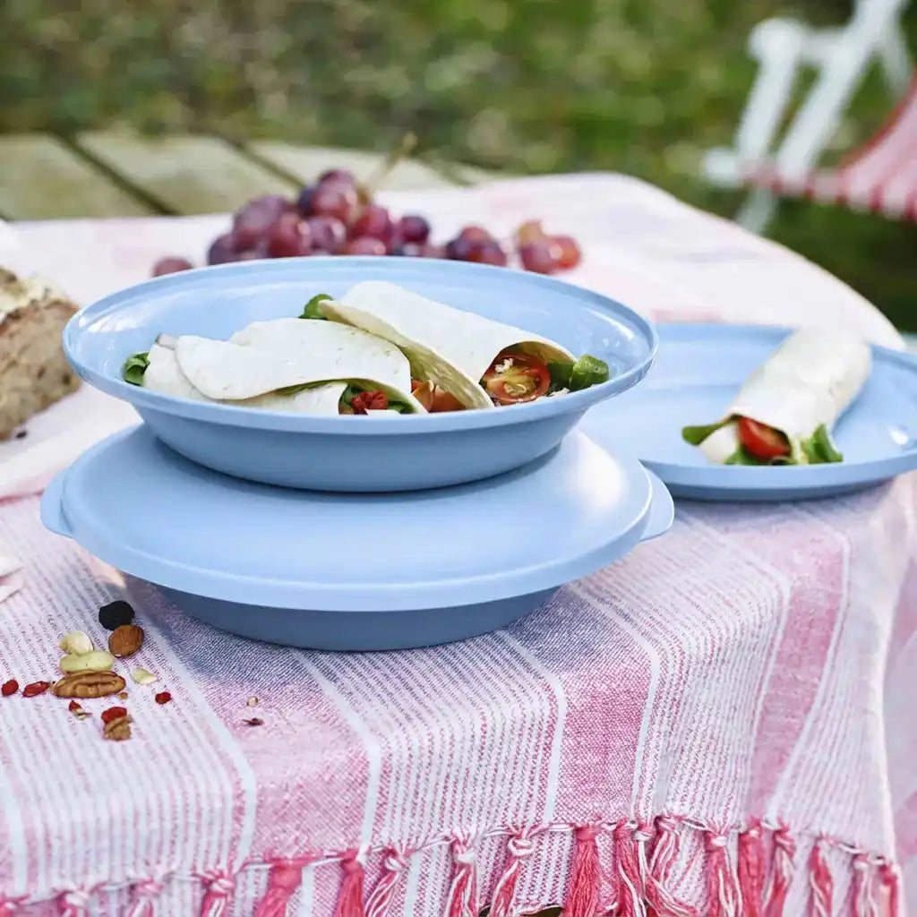 Aloha Servier-Doppel von der Marke Tupperware / Perfekt für Unterwegs / Servierschale mit Deckel / 2 L Behälter / Hier direkt online Kaufen
