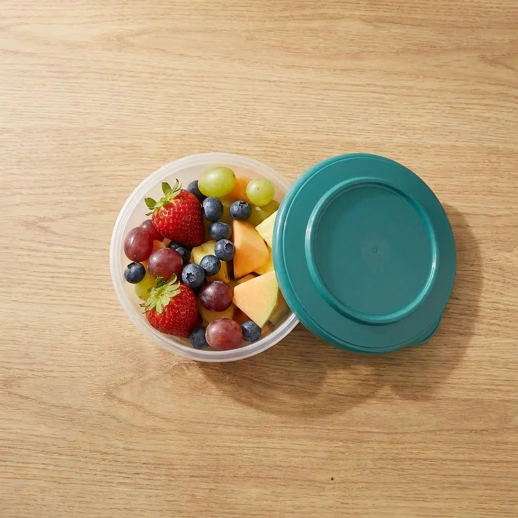 Tafelperle 275ml von der Marke Tupperware / in der Farbe Petrol / Servierschüssel / modular stapelbar / Tafelperlenschüssel / Luft und Wasserdicht / in Transparenter Optik / Ideal zum Servieren von Snacks, Dips, und Co / aus Eco+ Material / Hier direkt online kaufen