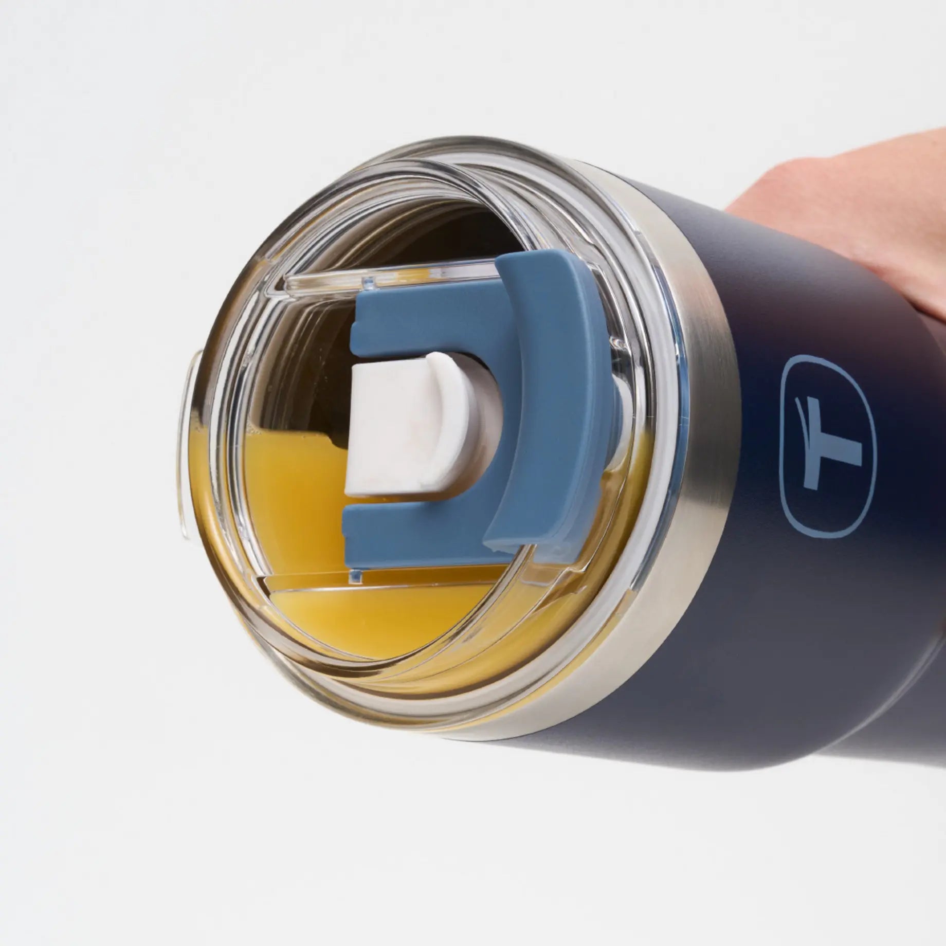 Big T tumbler 1,1 Liter von der Marke Tupperware / in der Farbe Dunkelblau / Isolierbecher / Isoliergefäß / Thermobecher / Ideal für Unterwegs / hält Getränke Heiß und Kalt / Hier direkt online kaufen