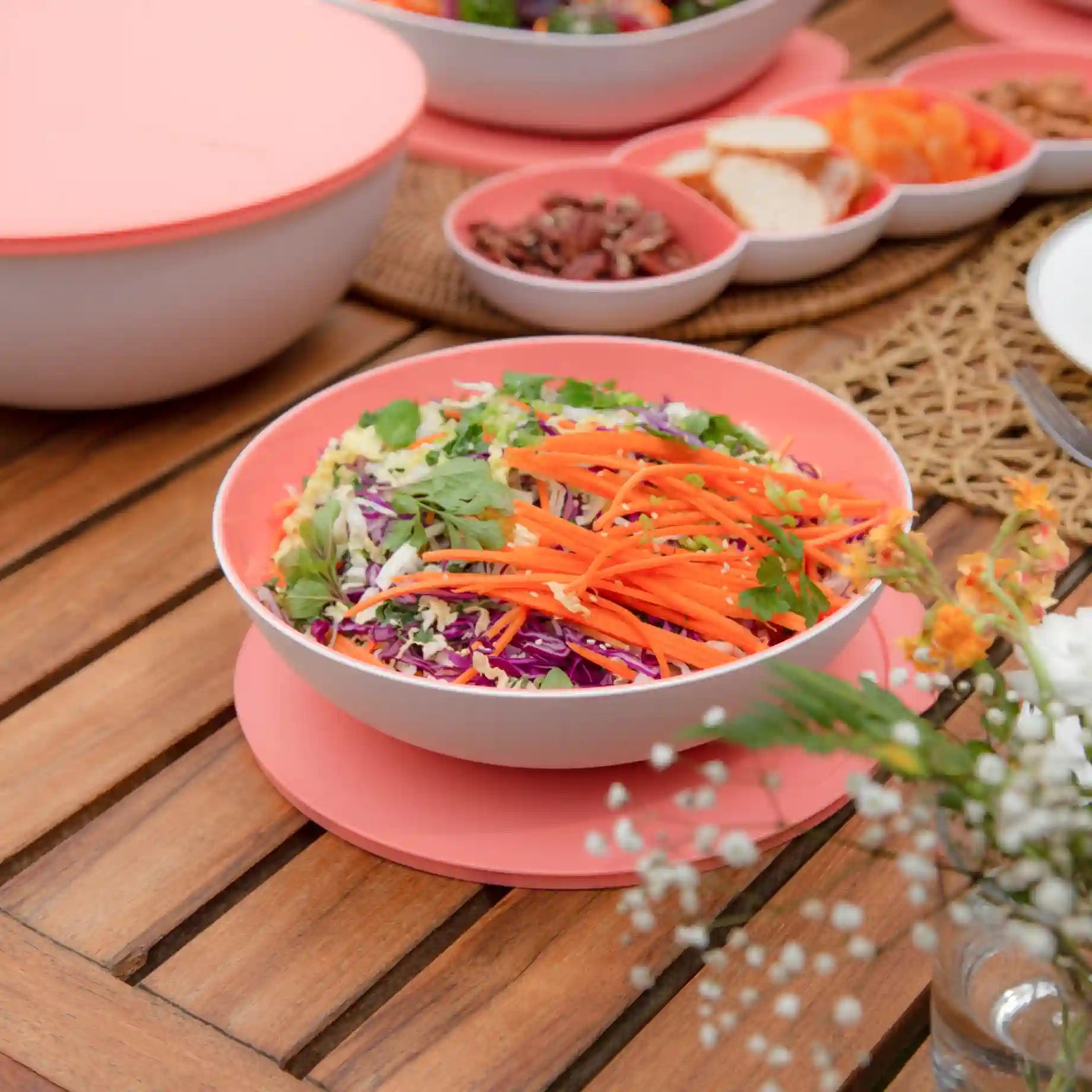Allegra 5l Schüssel in Orange von der Marke Tupperware / Frischhalten und Servieren / mit Deckel / Ideal für Obst, Chips, Brötchen, und Brot / Hier direkt online kaufen