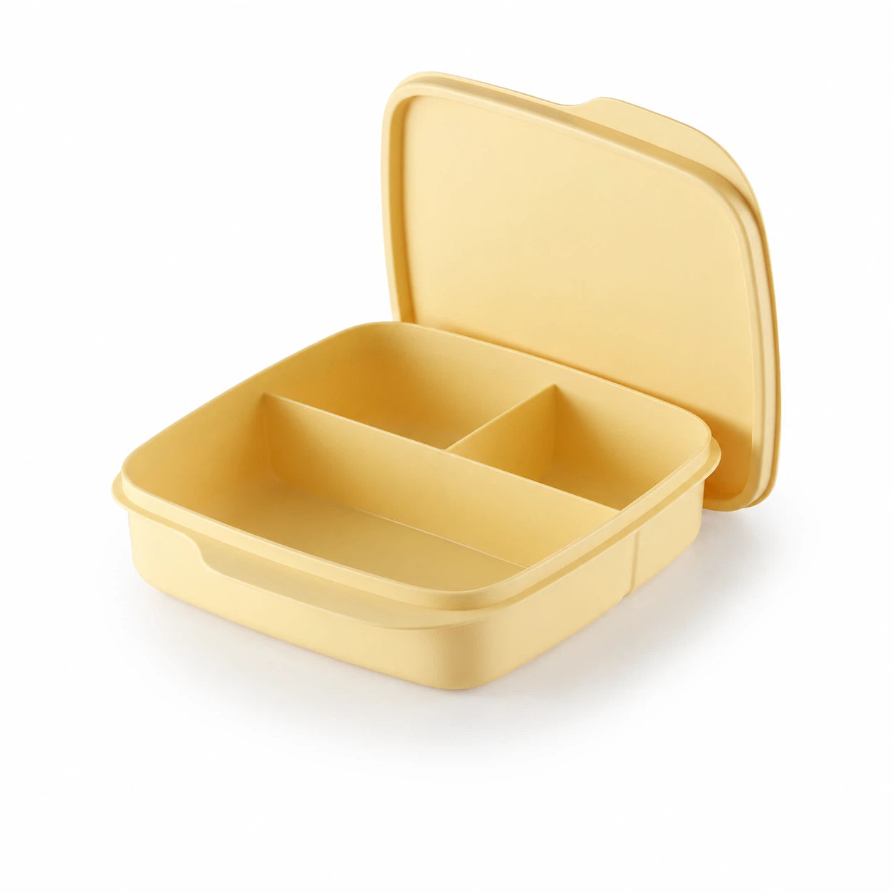 Clevere Pause 550ml mit 3 Fächern von Tupperware / in der Farbe Kamille / Lunchbox / Brotdose / dicht verschließbar / Hier direkt online kaufen