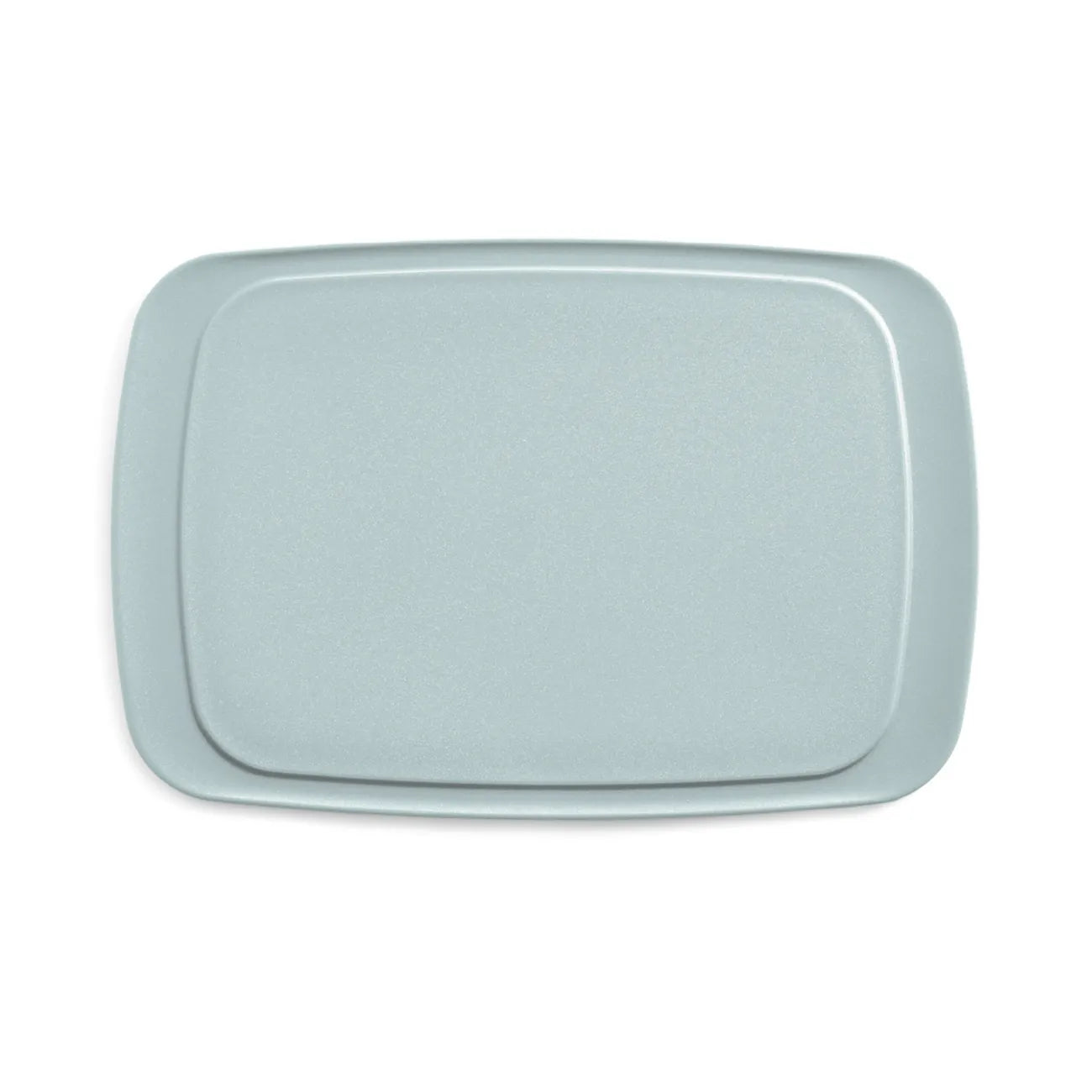 Schneidbrett Cool N Fresh Blau von der Marke Tupperware / Schneidebrett Hellblau / mit Ablaufrinne / Stapelbar / Hier direkt online kaufen 