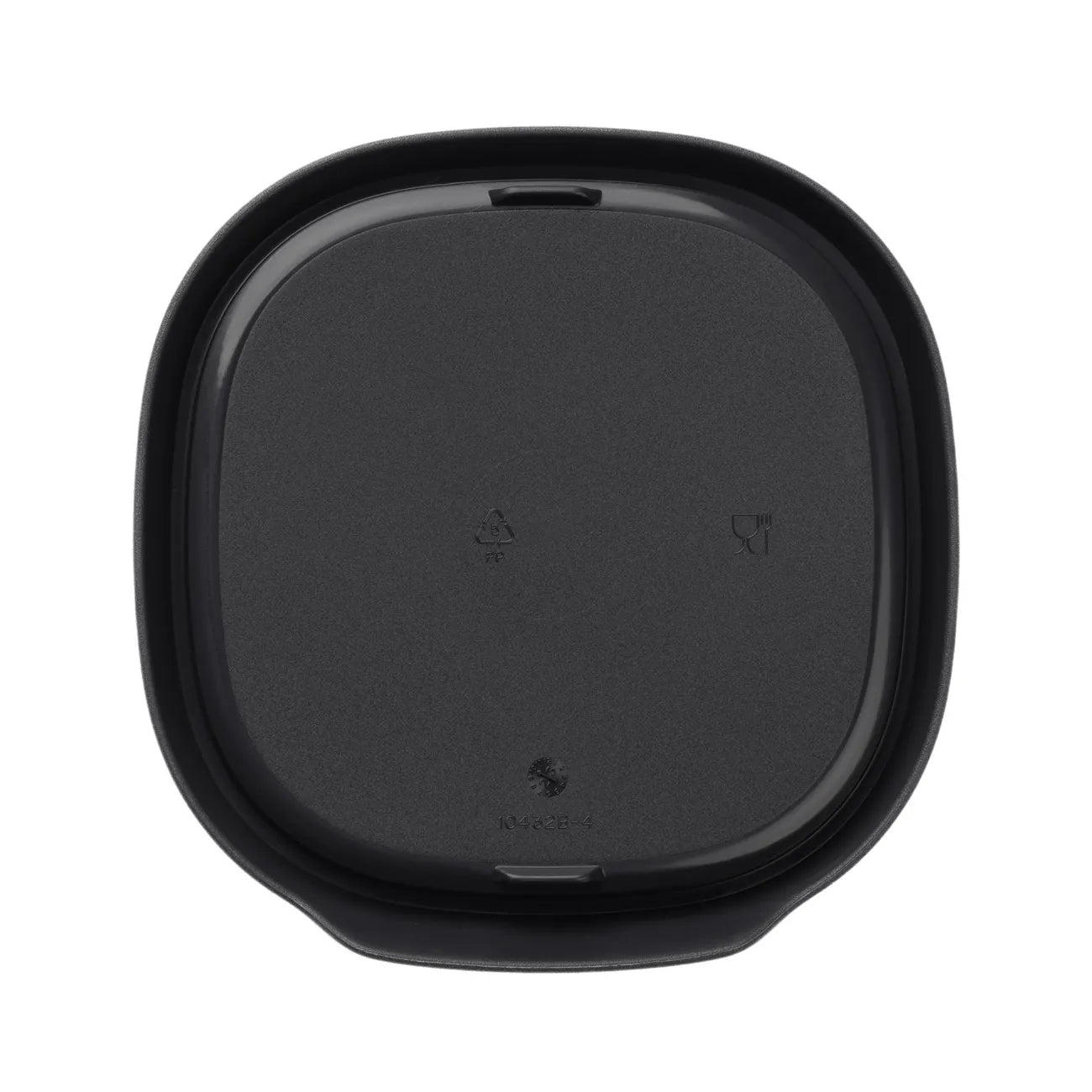 Eckiger Deckel | One Touch Fresh | Schwarz