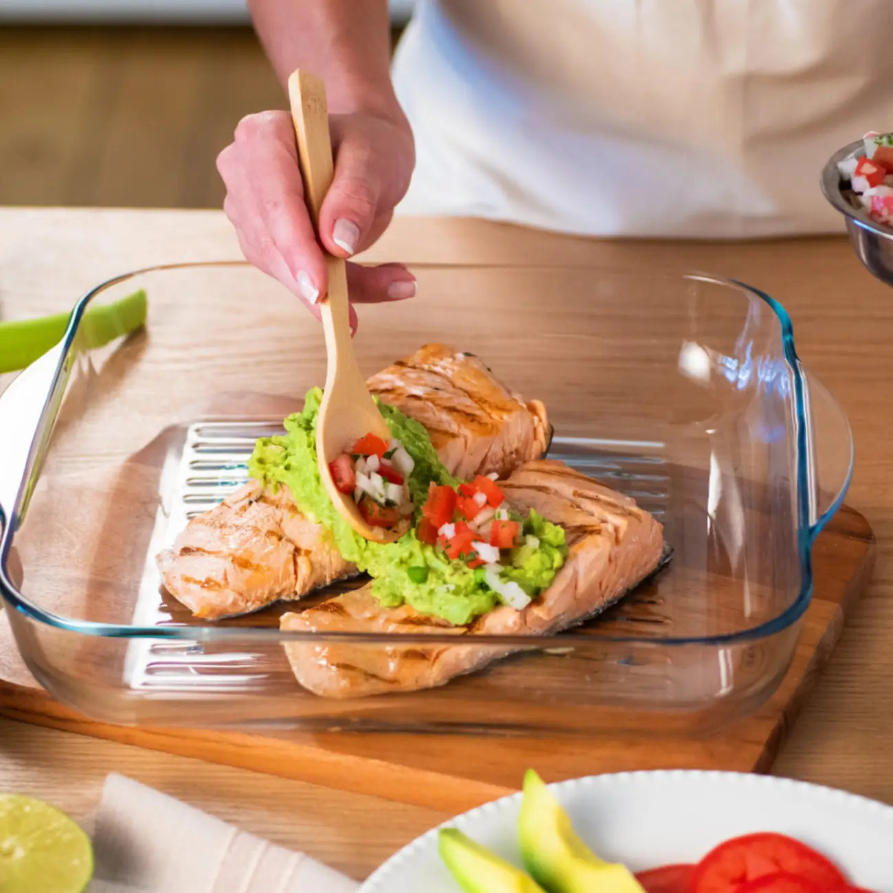 PremiaGlass Grillform 3,2 Liter von der Marke Tupperware / Glassform Kasserolle / Backofenform / Glass Kasserolle / Hier direkt online kaufen