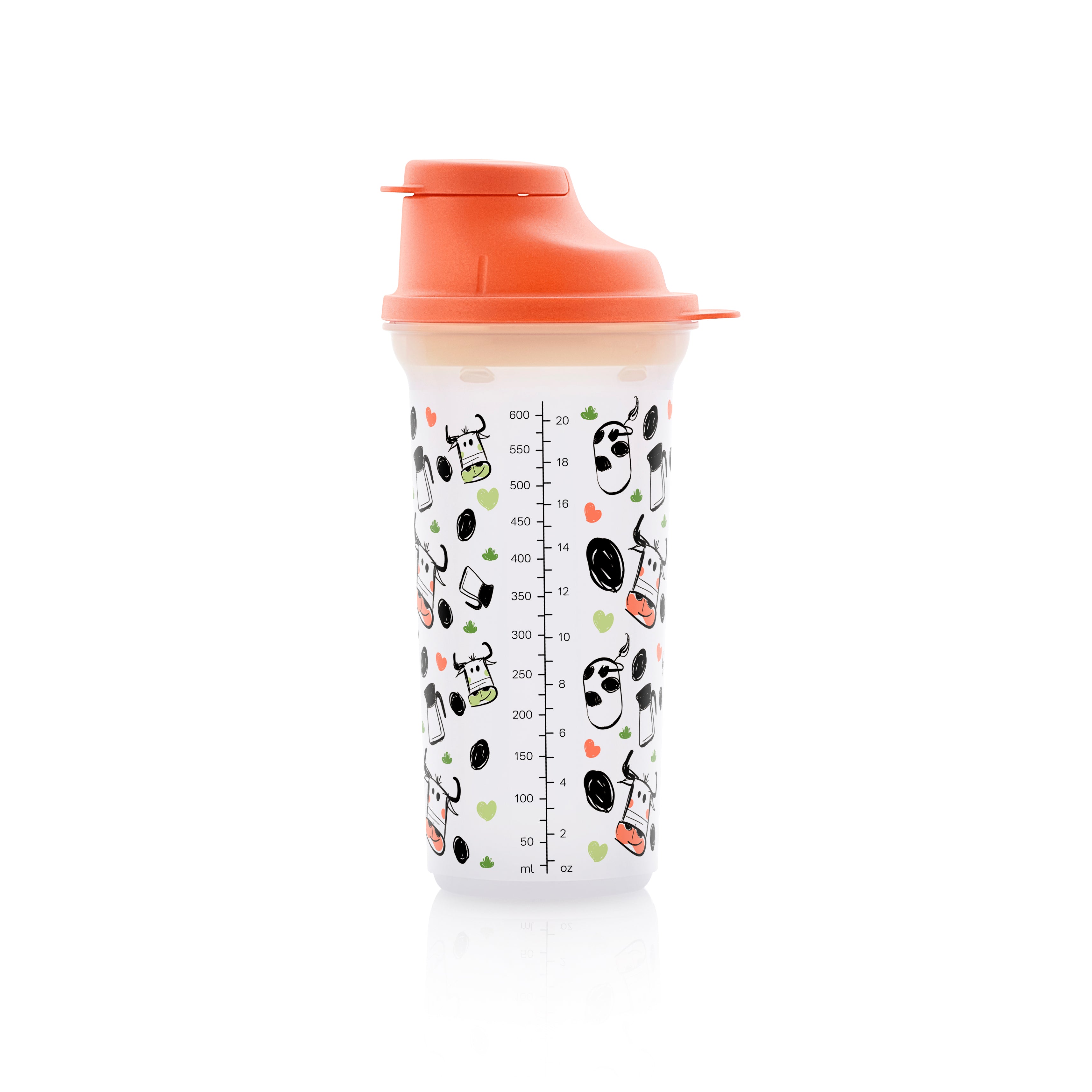 Shake It 600 ml Orange Kühe