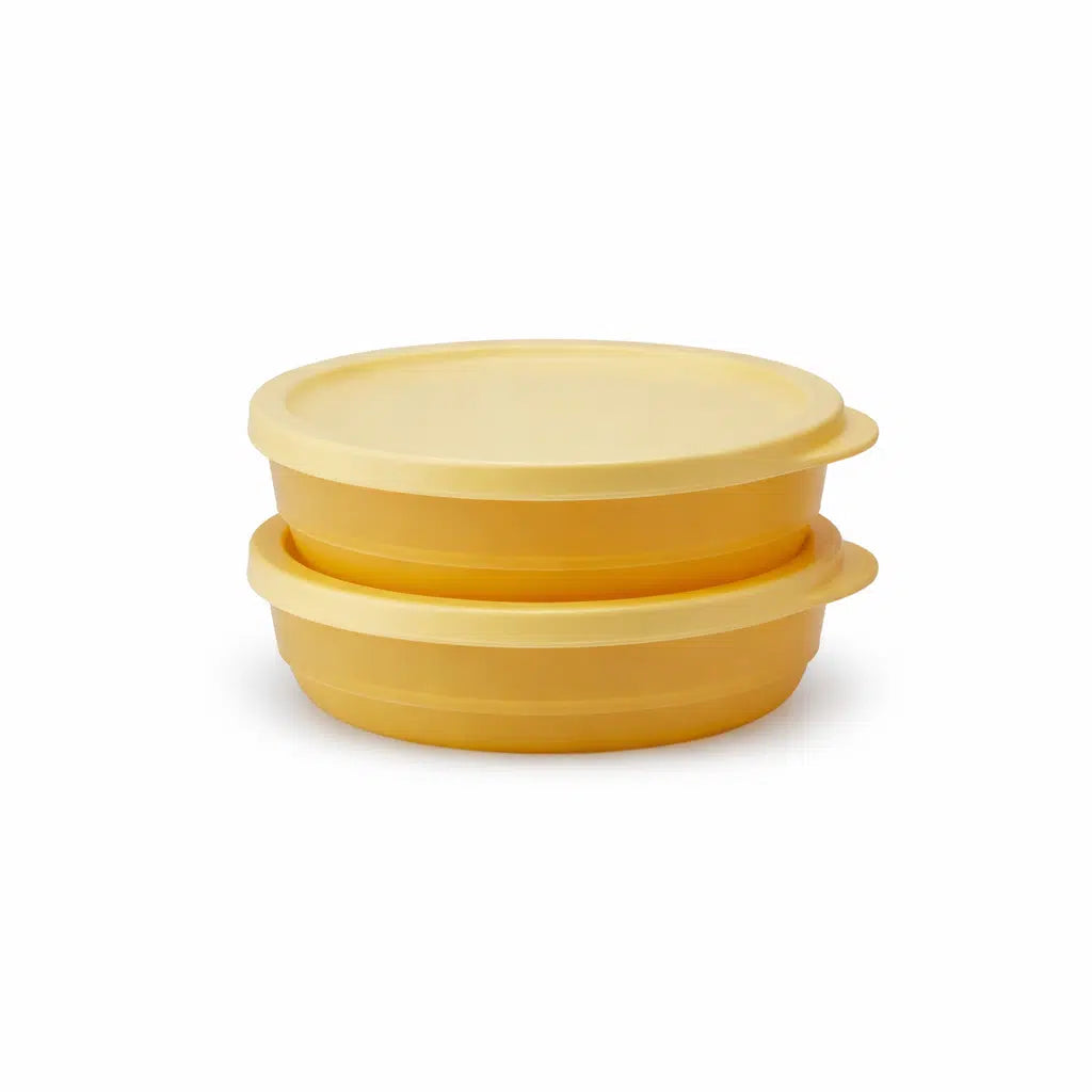 Cubix 200 ml | Rund flach | 2 Stück | Kamille