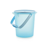 Großer Eimer mit Luftdichtem Deckel & Griff| 8,5 Liter | Hellblau