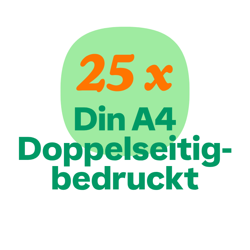 Monatsflyer DIN A4 | 25 Stück | Juni