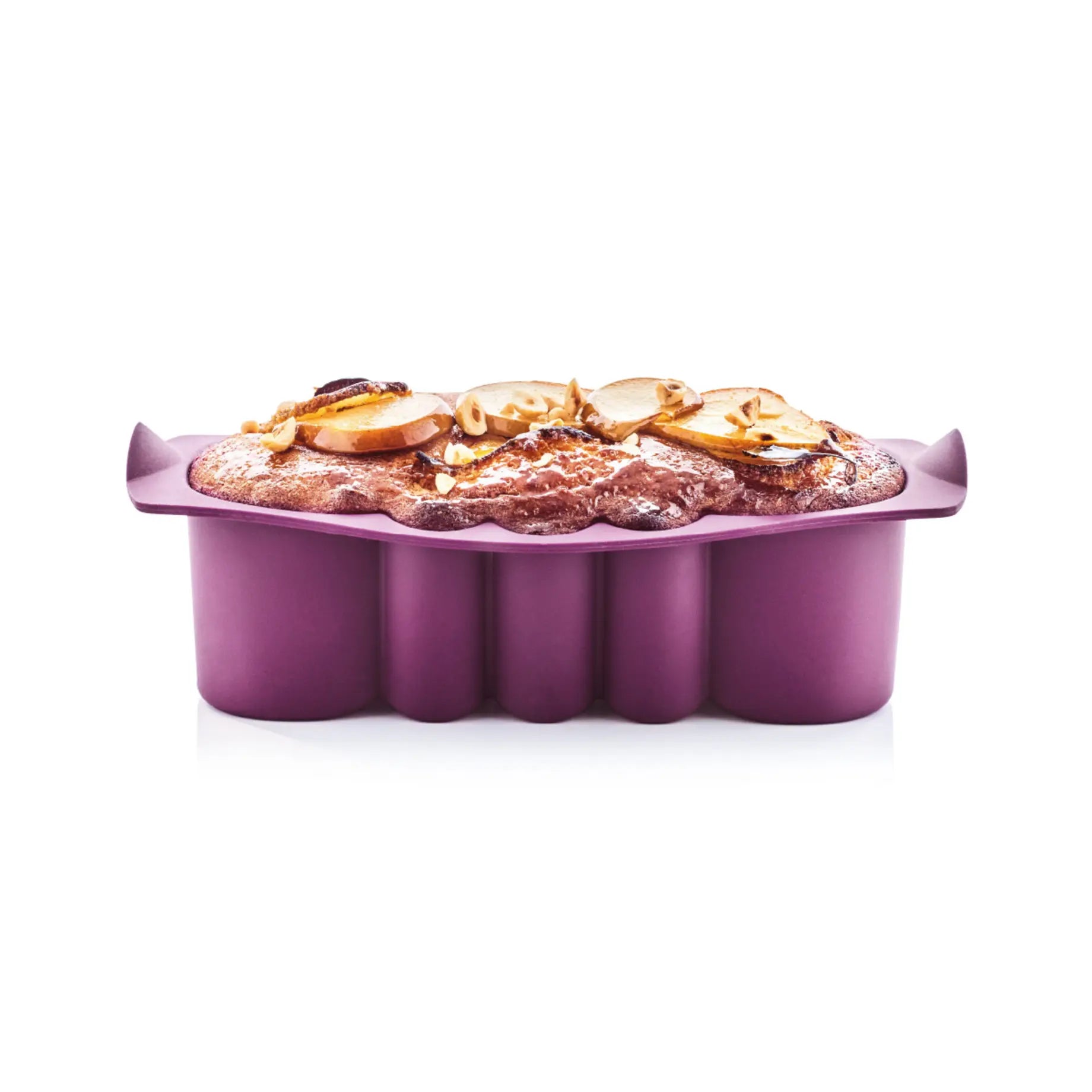 Tupperware Silikonform Kasten 11115871 Backformen / Tupperware Silikonform Kasten – flexible Silikon-Backform mit Wellenmuster, 1,5 l, lila / Silikonbackform von Tupperware / starke Anthihafteigenschaften / Flexibel / einfache Reinigung / Hier direkt online kaufen