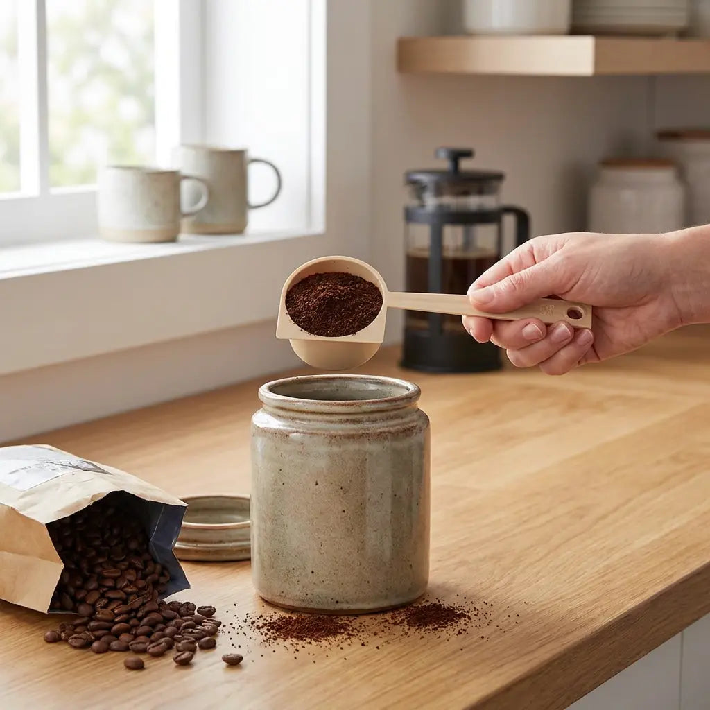 Tupperware Kaffeemaß 11179927 Haushaltshelfer / Kaffeemaß Portionierer von der Marke Tupperware / Kaffeeportionierer / Messlöffel / Messbehälter / Hier direkt online kaufen