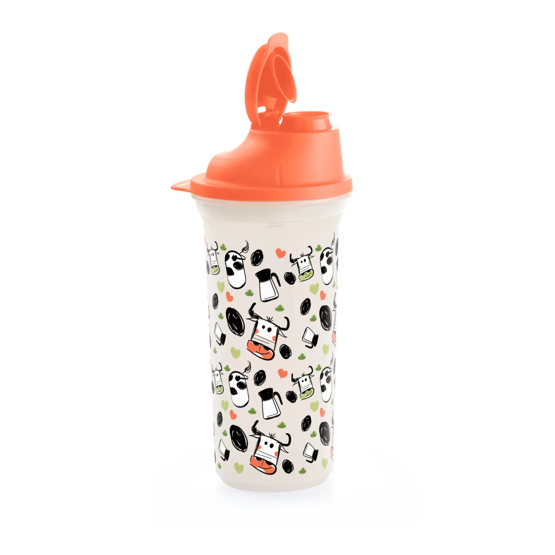 Tupperware Shake It 600 ml Orange Kühe 11175545 Die Küche / Shake it 600ml Orange Kühe von der Marke Tupperware / D213 Orange / Schüttelbecher / Shake it / Mix Becher / Messbecher / Shaker / hier direkt online kaufen