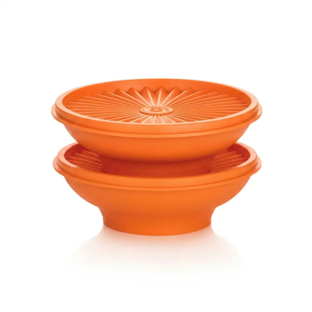 Tupperware Servalier® Dessertschüsseln Sonne (2) orange O890-808 10-Katalogartikel / Serviler Dessertschüsseln Sonne (2) von der Marke Tupperware / in der Farbe Orange / zwei Sonnenschüsseln / Modular Stapelbar / Aufbewahrungsbehälter / Vorratsbehälter / Lebensmittelbehälter / Hier direkt online kaufen