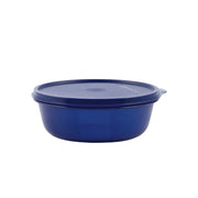 Tupperware Frische-Behälter 600 ml, dunkelblau – luftdichter runder Vorratsbehälter mit Deckel