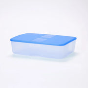 Tupperware Kühlschrank-System Behälter 3,4 l, transparent mit blauem Deckel – luftdicht, stapelbar