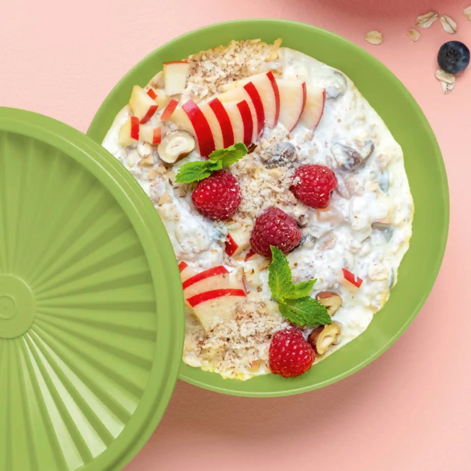 Tupperware Servalier® Dessertschüsseln Sonne | 2 Stück | Grün · Orange 11175415 Aufbewahrung / Servalier Dessertschüsseln Sonne von der Marke Tupperware / in den Farben Orange Grün / Stapelbar / Lebensmittelbehälter / Sonnenbehälter / Hier direkt online kaufen