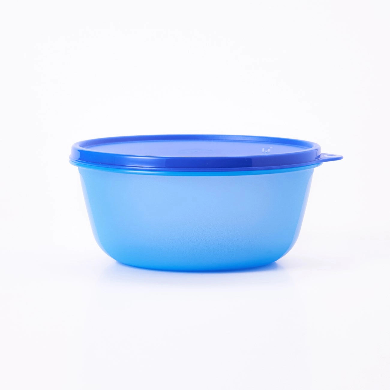 Tupperware Frische-Behälter 1,5 l, blau – runder luftdichter Vorratsbehälter mit Deckel, stapelbar