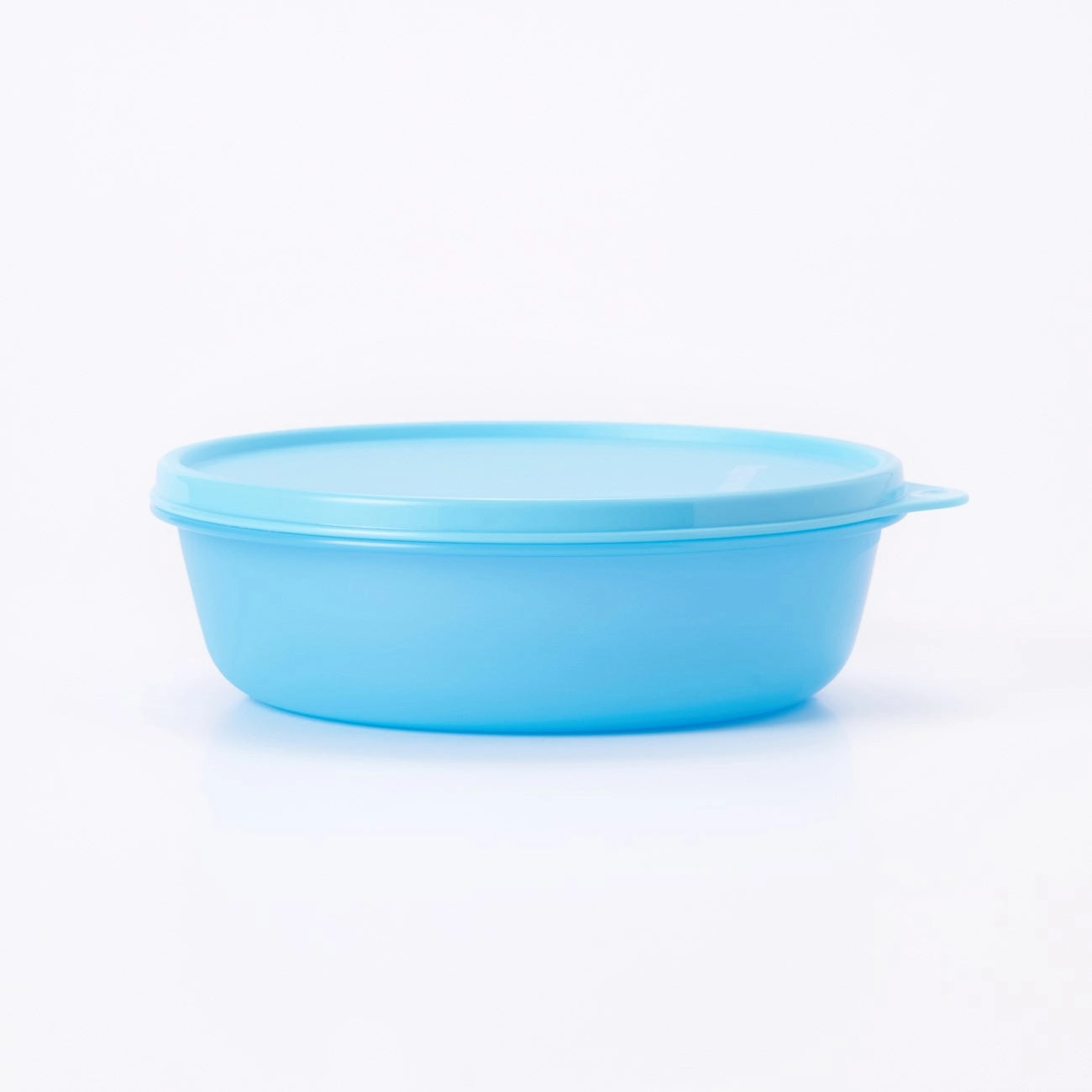 Tupperware Frische-Behälter 1 l, hellblau – runder luftdichter Vorratsbehälter mit Deckel, stapelbar