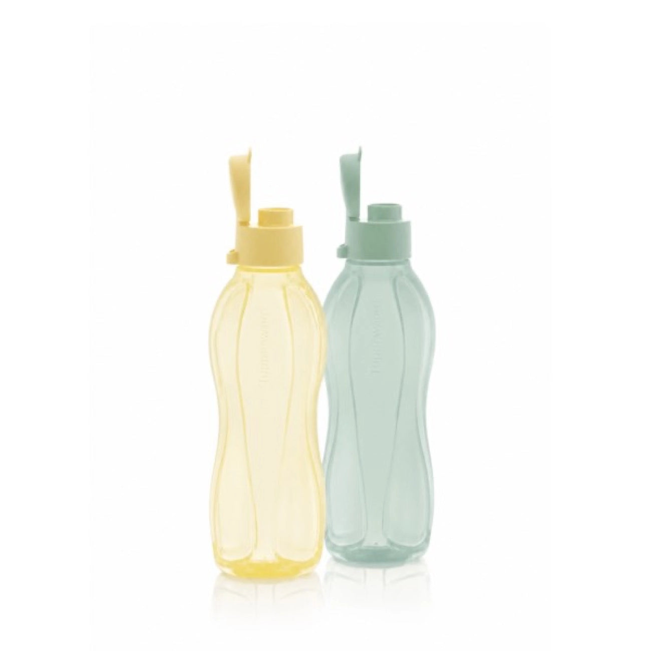 Tupperware EcoEasy Trinkflasche 500 ml, 2er-Set in Kamille und Salbei – Mehrwegflaschen für unterwegs