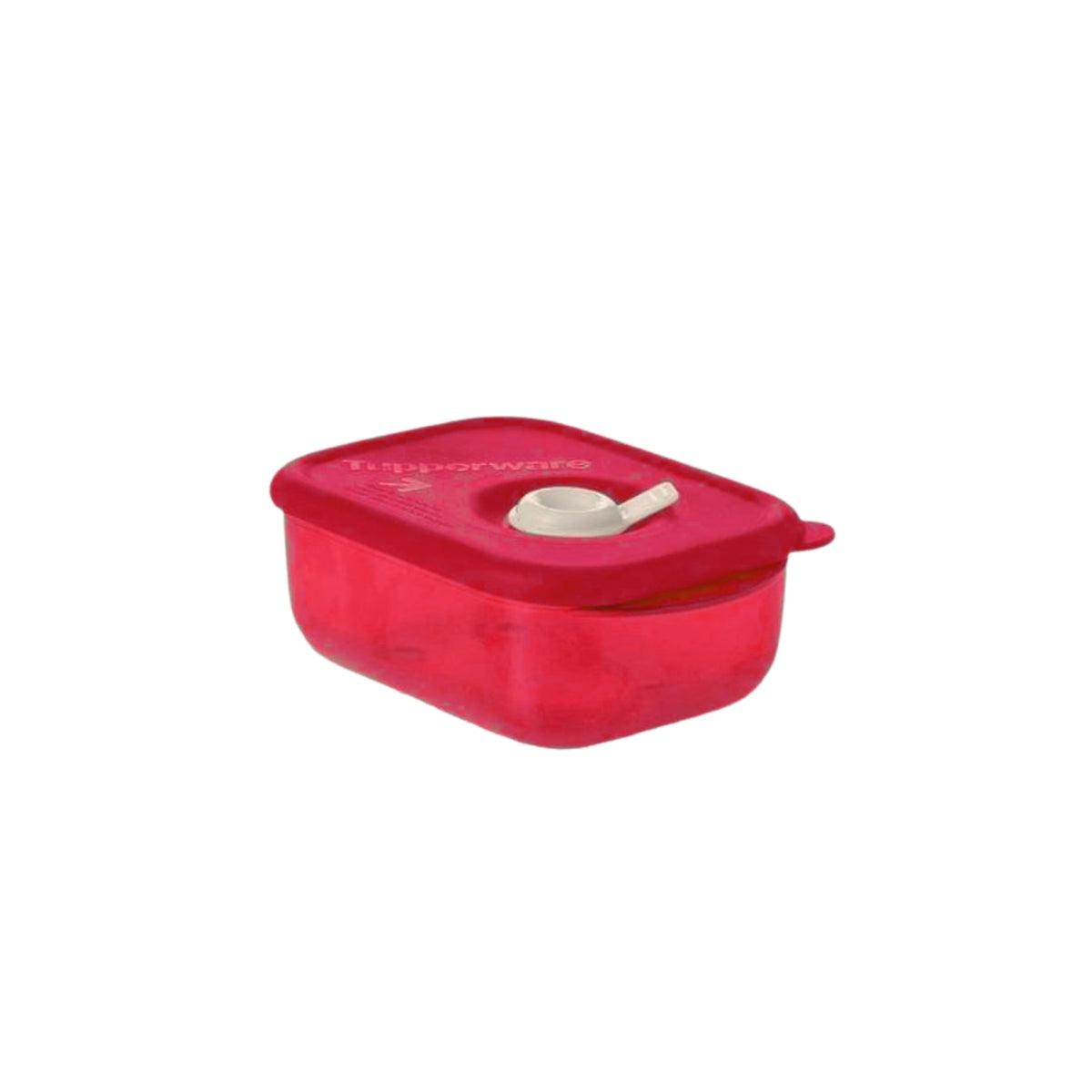 Tupperware Kleiner Mikro-Behälter mit Ventil | Rock'N Serve | Rechteckig 260 ml | Rot 11184933 Mikrowelle / Tupperware Rock'N Serve rechteckig 260 ml in Rot – mikrowellengeeigneter Behälter mit Ventil, gefriergeeignet