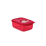 Tupperware Kleiner Mikro-Behälter mit Ventil | Rock'N Serve | Rechteckig 260 ml | Rot 11184933 Mikrowelle / Tupperware Rock'N Serve rechteckig 260 ml in Rot – mikrowellengeeigneter Behälter mit Ventil, gefriergeeignet