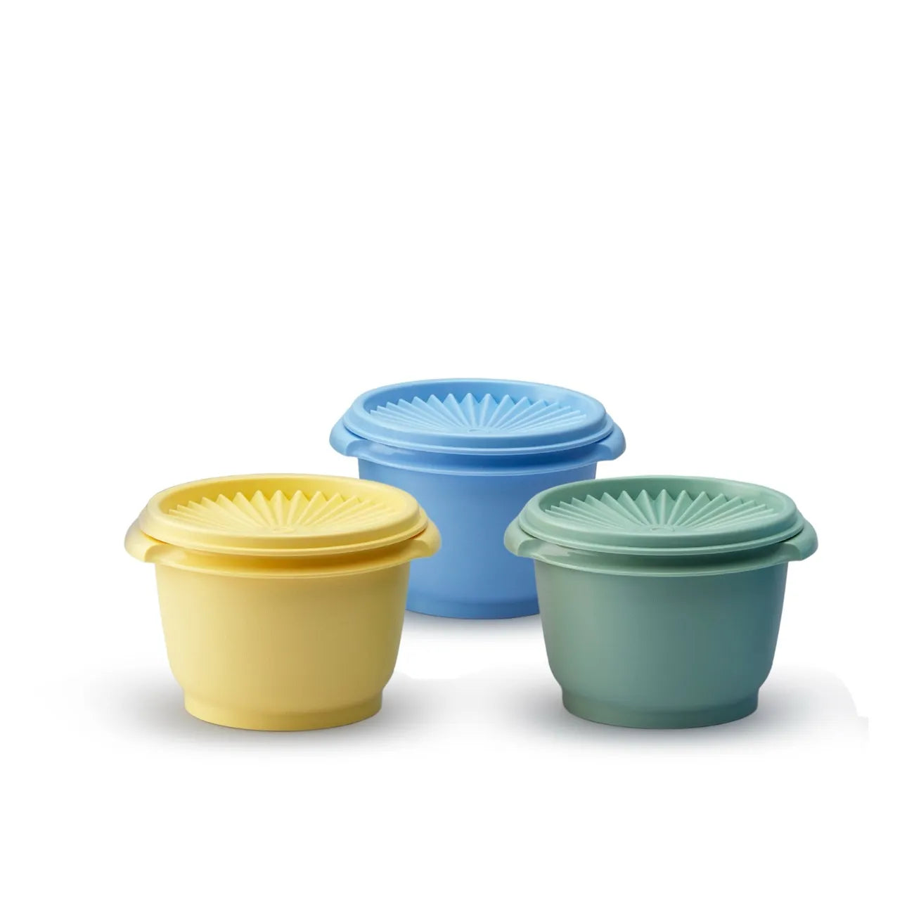 Tupperware Kleine Sonnenschüssel | 3 Stück · hoch | Kamille · Hellblau · Salbei 11186066 Aufbewahrung