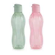 Tupperware Trinkflaschen 750 ml | EcoEasy | 2 Stück | Salbei · Rosé 11185993 Iconic Bestseller / Tupperware EcoEasy Trinkflasche 750 ml, 2er-Set in Salbei und Rosé – Mehrwegflaschen aus recyceltem Eco+ Material