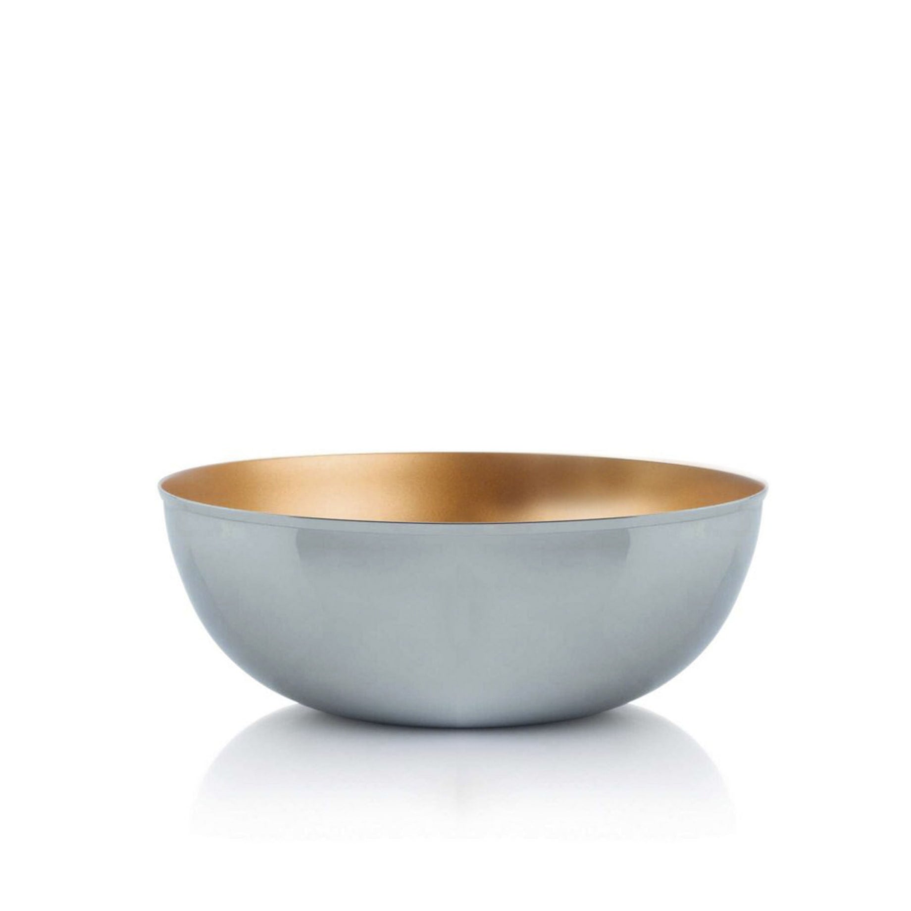 Allegra 5l Servierschüssel von der Marke Tupperware / in der Farbe metallic Gold / aus hochglänzendem Edelstahl / mit Eterna Beschichtung innen / Perfekt für jede Party oder Familienfeier / Hier direkt online kaufen