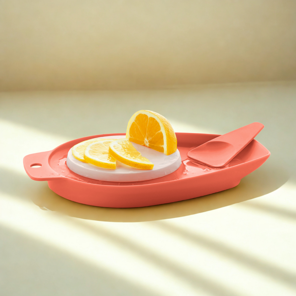 Mamselle kleines Schneidbrett von der Marke Tupperware / Perfekt zum Schälen und Schneiden / mit Cleverer Ablage / kompakte Größe zum Idealen Verstauen / Hier direkt online kaufen