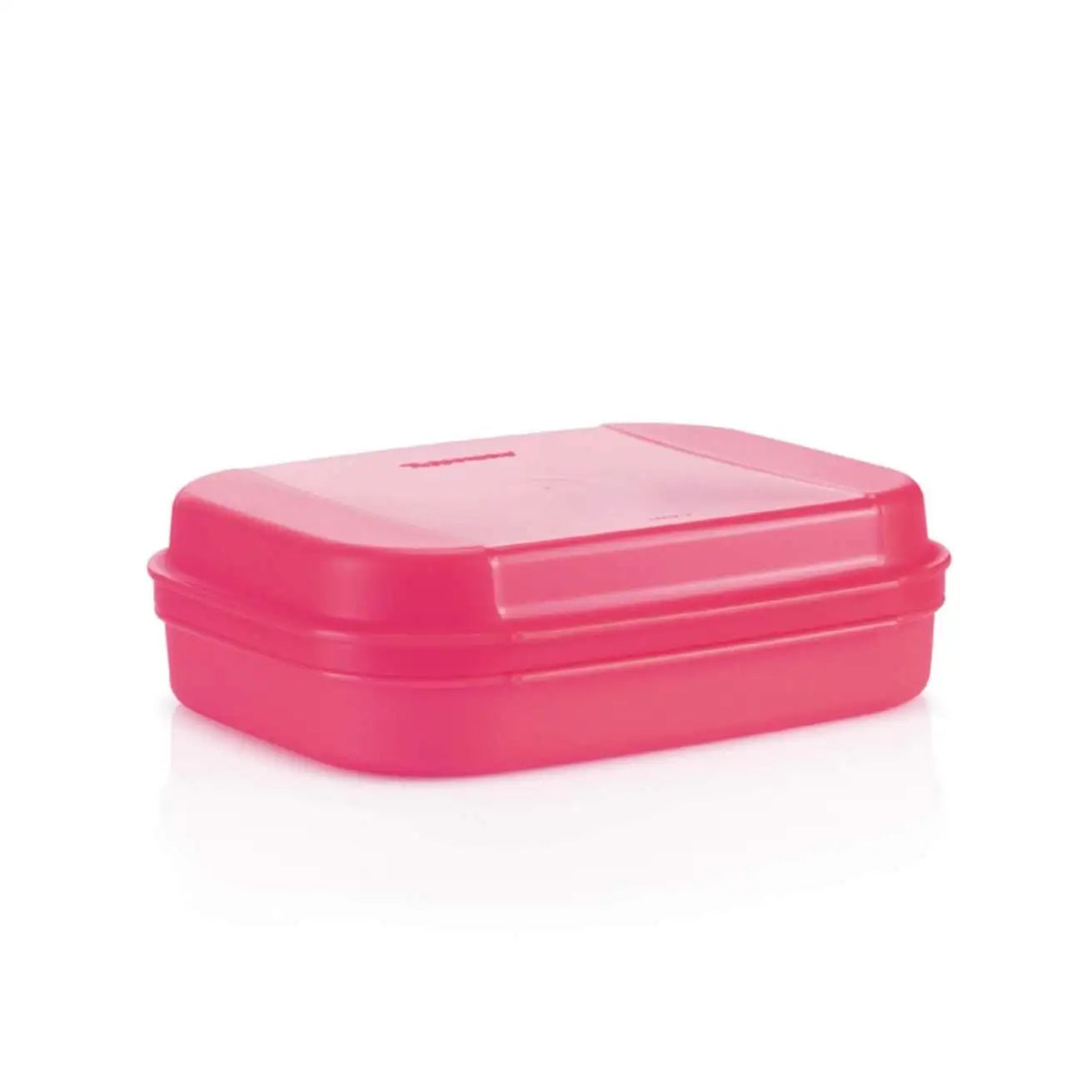 Kleines Naschkätzchen 1,1 l von der Marke Tupperware / in der Farbe Flamingo / Aufklappbarer Deckel / Rechteckige Form / einfache Reinigung / abnehmbarer Deckel / Aufbewahrungsbox / Hier direkt online kaufen