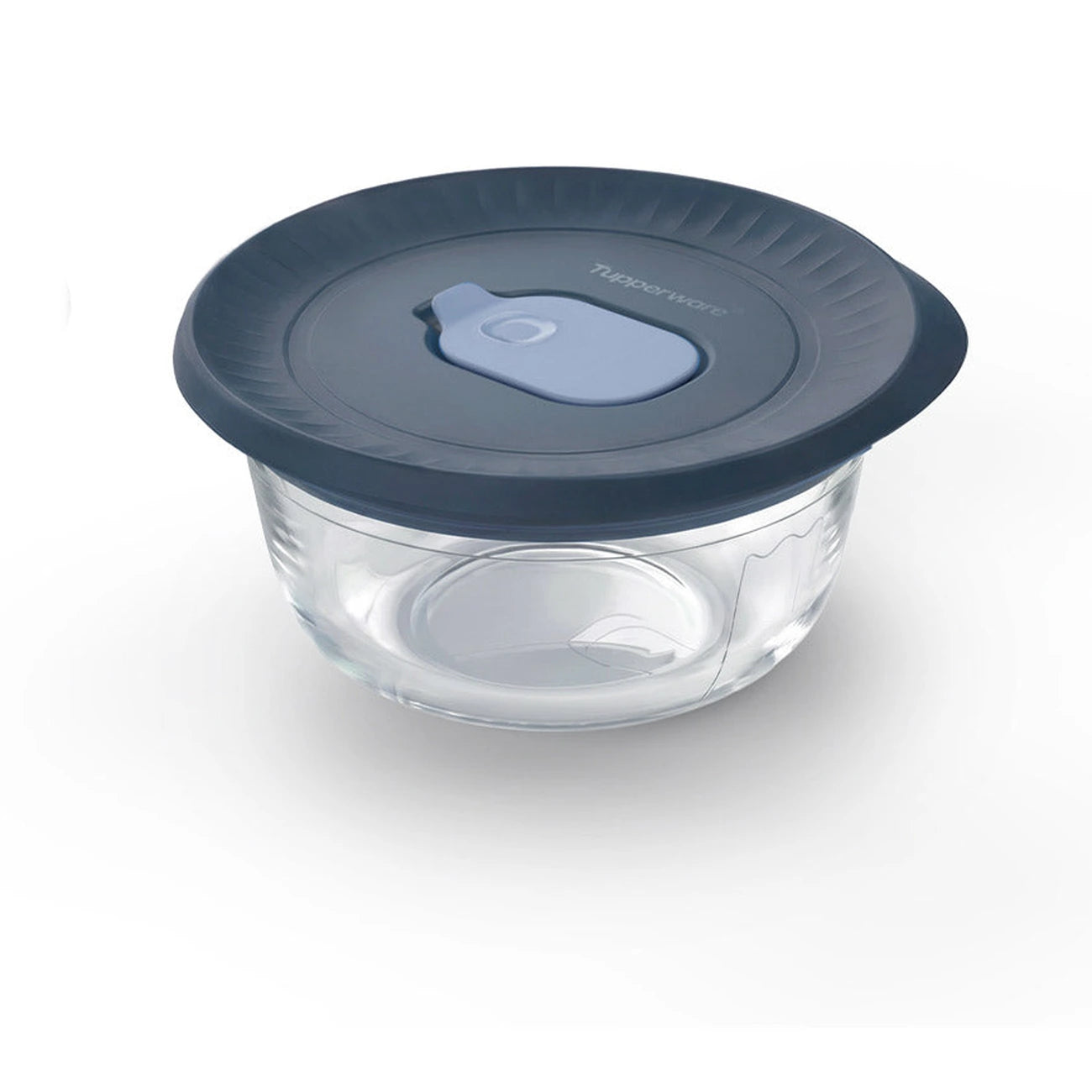 Tupperware Voila Glass Rundbehälter Mini 260 ml aus Borosilikatglas mit luftdichtem Deckel und Dampfventil